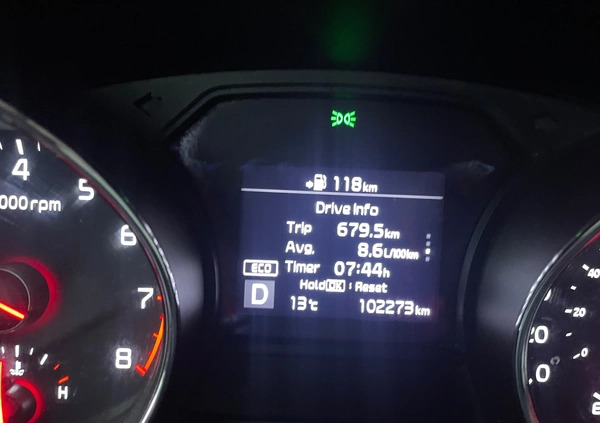 Kia Sedona cena 91900 przebieg: 109500, rok produkcji 2018 z Białystok małe 277